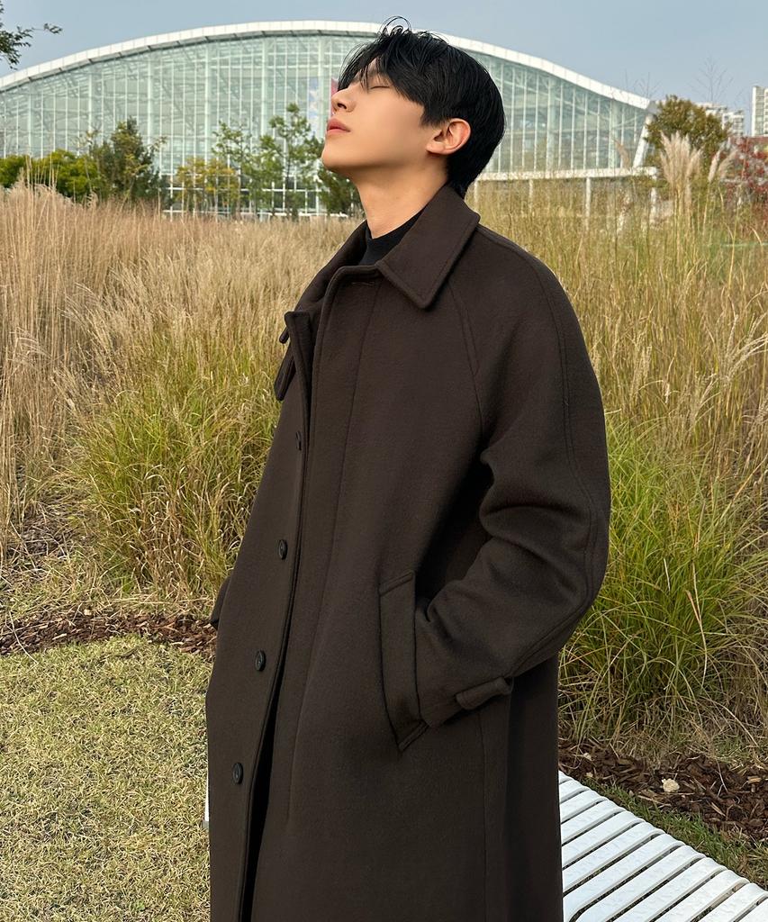 Mindbridge Do Good_[Couture] Cashmere Oversized Balmacaan Long Coat - 4 Colors