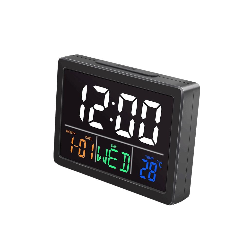 Multifunctional Large Screen Clock Large Screen LCD Display Clock  Bedroom Clock