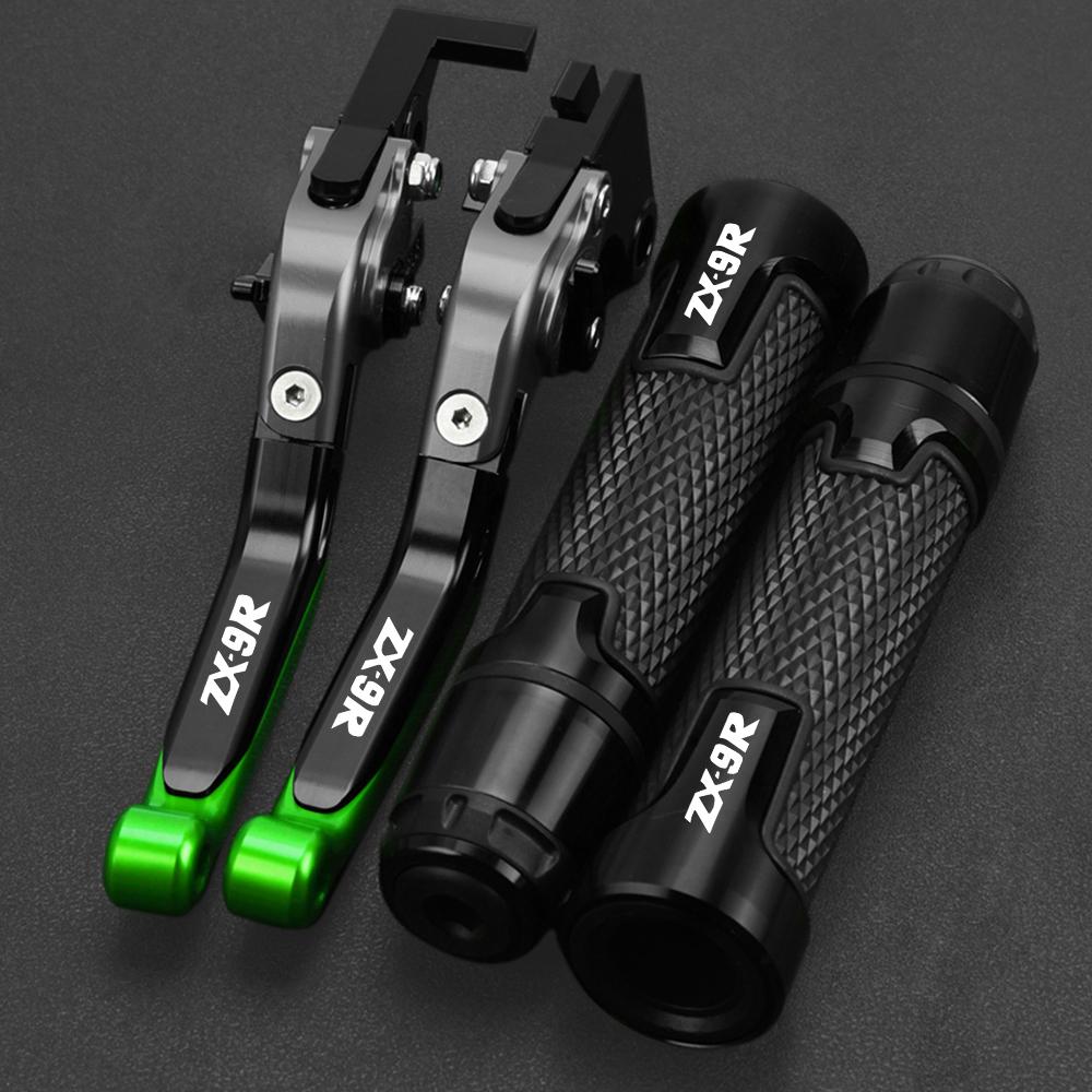 For KAWASAKI ZX9R ZX 9R ZX-9R 2000 2001 2002 2003 Motorcycle Folding Brake Clutch Levers & Handlebar grips Hand bar Accessories
