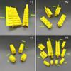 Инструмент для ремонта повреждений автомобиля, 90-градусные клеевые вкладки, съемник вмятин, длинные нейлоновые вкладки, удаление длинных вмятин