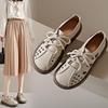 Womens Sandals Summer Genuine Leather Handmade Ladies Shoes Women Flats Women Moccasins Leather Shoes