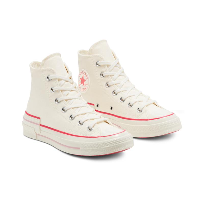 Converse Кеды Chuck 70 1970-х годов на шнуровке с высоким верхом из парусины, женские, цвет молочной пудры