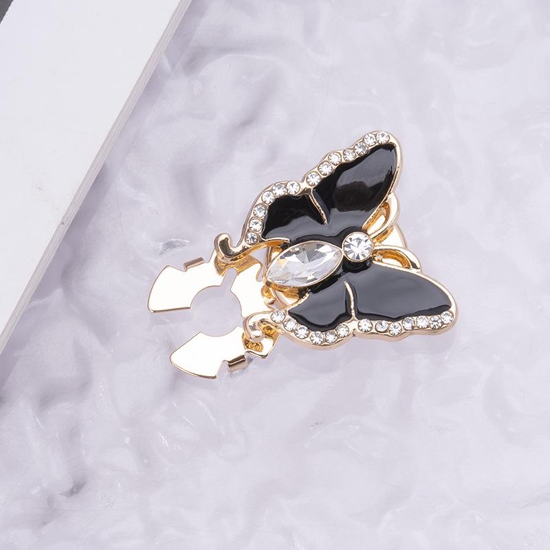 Декоративные запонки и пуговицы для воротника с цветными стразами