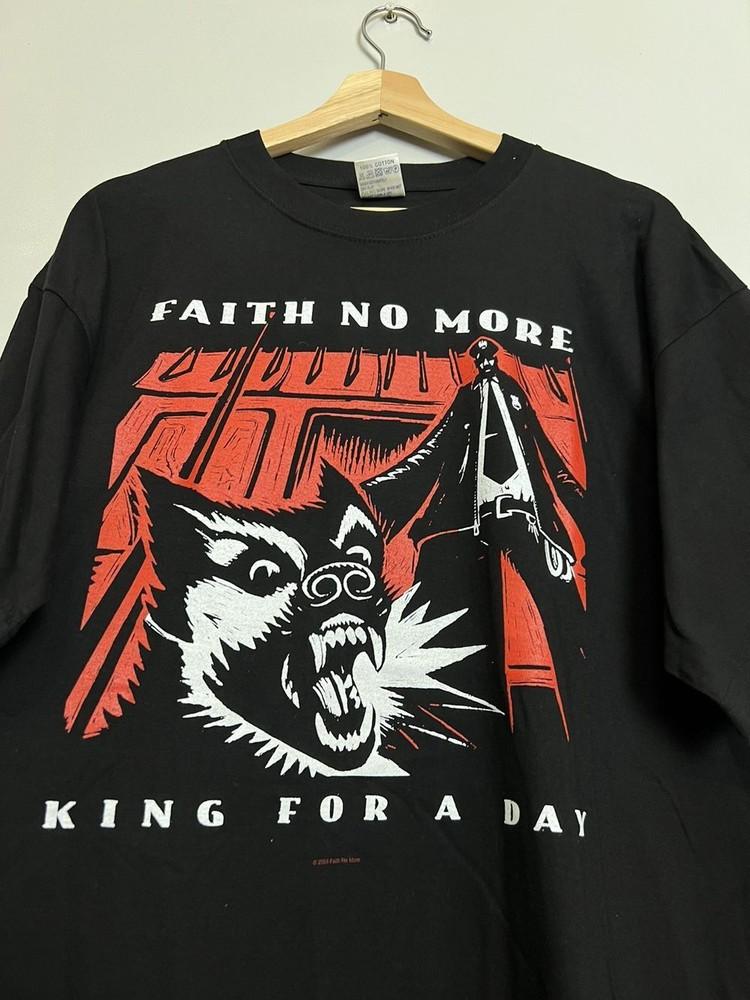 Vtg 00s Faith No More King For a Day Rock Band Black Unisex Tshirt KH12136 Unisex T-Shirt