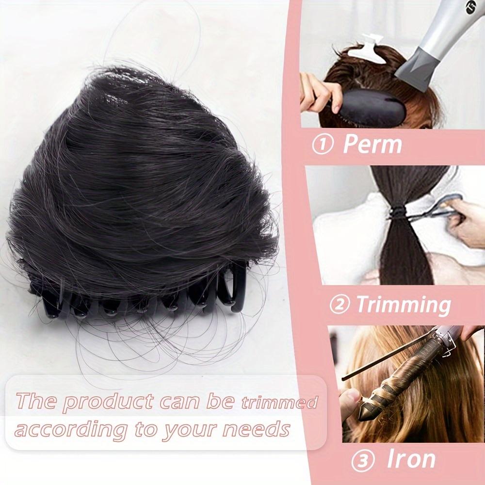 MISSQUEEN Заколки для волос в виде когтей, синтетические кошачьи ушки, шарики для волос, когти, натуральный вид, искусственные булочки для волос, шиньоны, аксессуары для волос