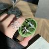 Модное корейское кольцо-бант из кружевной ленты: Универсальный и стильный для женщин