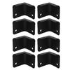 8pcs Speaker Corner Protectors Iron Cabinet Corner Guard Wrap for Stage Speaker Guitar Amplifier Cabinet Furniture