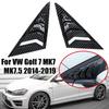 Для VW Golf 7 MK7 MK7.5 2013~2019 автомобиль передний треугольник окно жалюзи боковые жалюзи шторы крышка отделка наклейка вентиляционное отверстие карбон авто