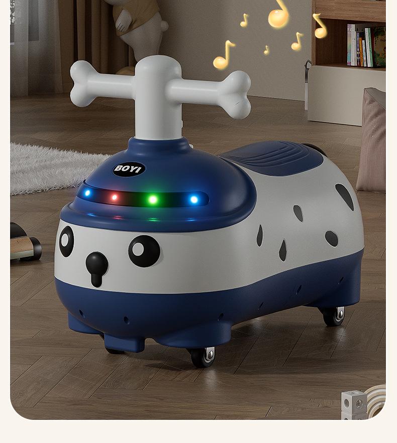 Универсальный детский планер против опрокидывания: Бесшумный детский твист-баланс-кар, идеальный подарок для малышей 1-3 лет