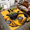 1pc Bumblebee5 Design Printed Area Rug Carpet for Bedroom Living Room Home Decor Rugs Mat Non Slip Mat Rug for Bedside
