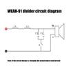 WEAH-91A/WEAH-91 2500W High Performances Subwoofer Crossover Filter Fever Level Sound Quality Adjustable for Stage