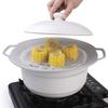 Anti-Splash Silicone Pot Lid Heat Resistant Anti-overflow Lid Microwave Bowl Cover Kitchen Gadgets