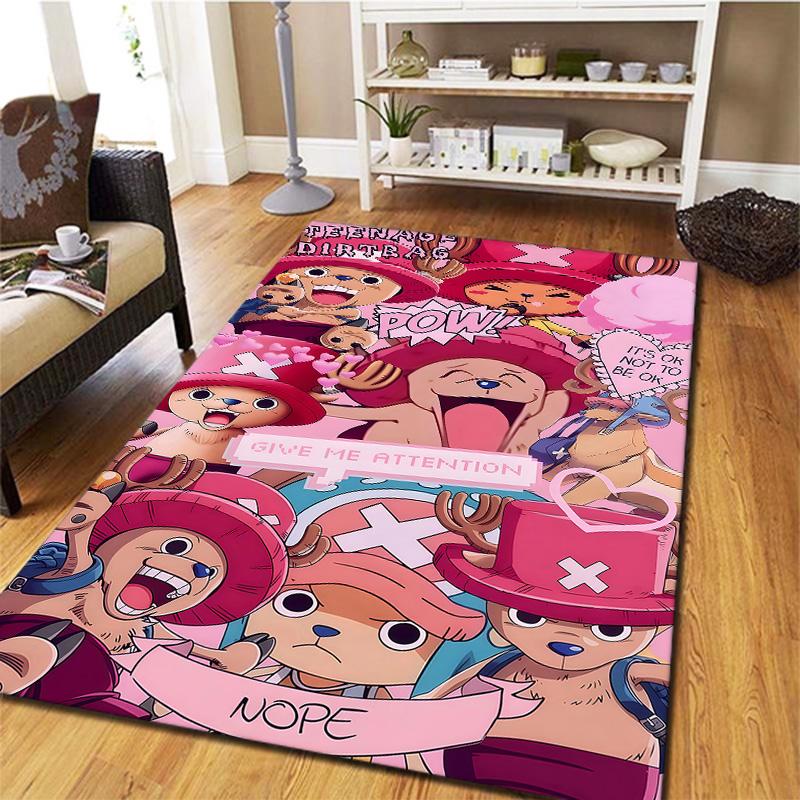 One Piece Tony Tony Chopper Carpet Rug For Living Room Bedroom Home Sofa Decoration,kids Play Nonslip Floor Mat