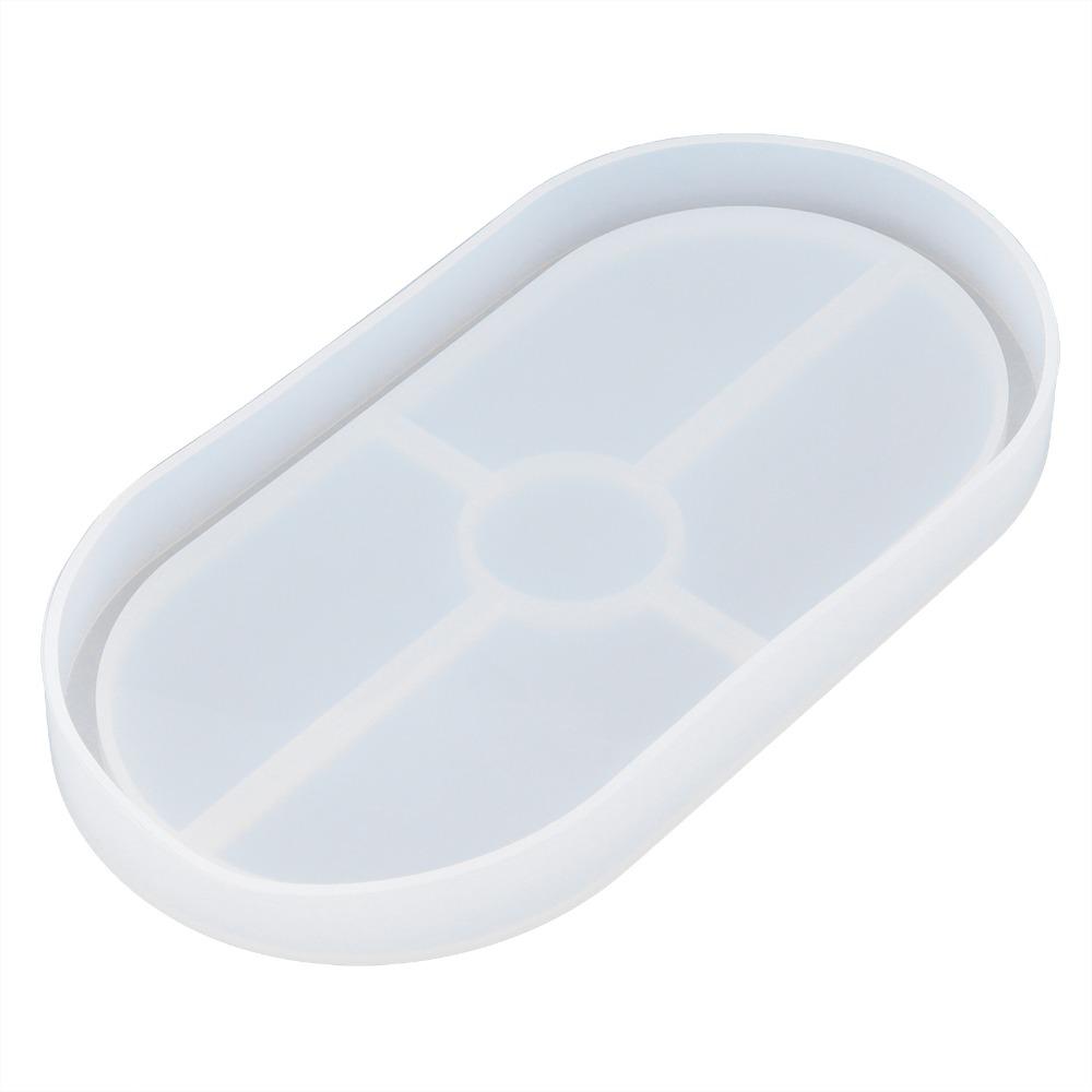 Oval Shape Silicone Tray Mold Raised Rim DIY Silicone Mold Professional Cake Mold DIY Crafts