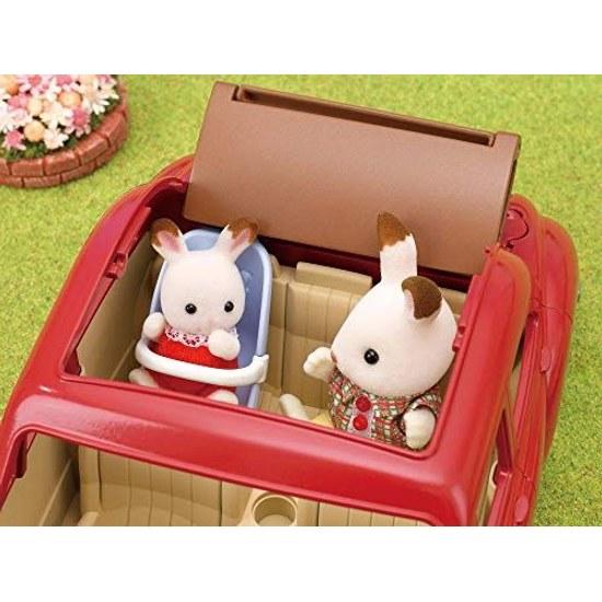 Sylvanian Families Vehicle Fun Outing Family Car V-05 ST Mark Certification Ages 3 Up Toy Dollhouse EPOCH