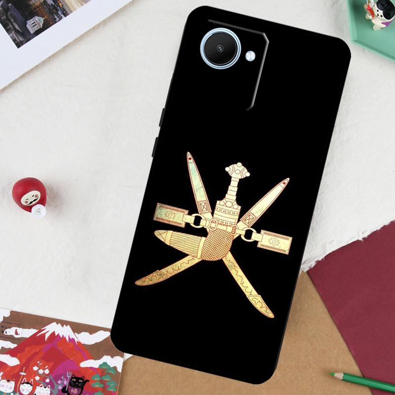 Omani Emblem Oman Flag passport For Realme GT7 Pro GT 6T 5 6 C67 C75 C61 C55 C53 C51 C21Y C25S 10 11 12 13 14 Pro Plus Case