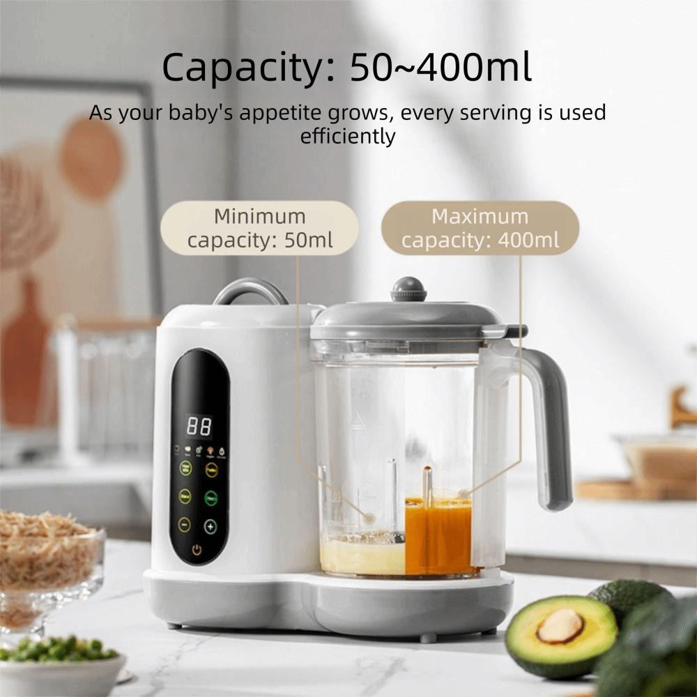 Integrated Timer Baby Food Processor Automatic Steaming Food Mill Machine  For Babies