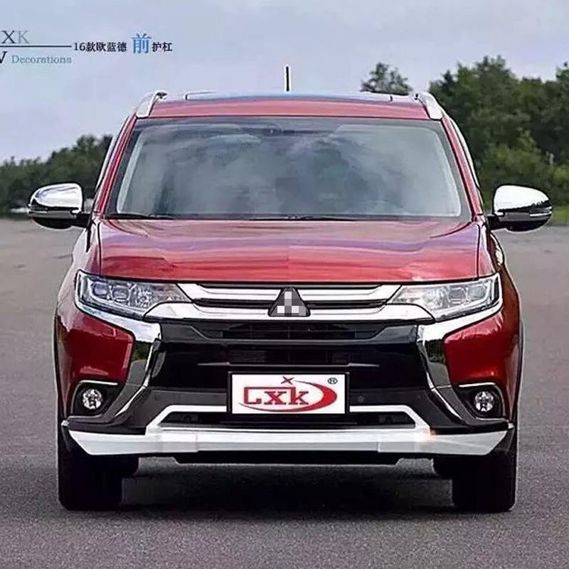 Передняя и задняя накладки (2 шт., 2015-2018) для Mitsubishi Outlander