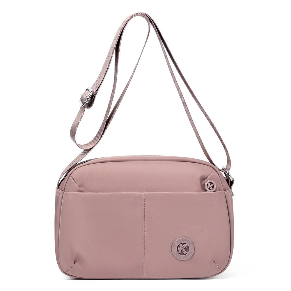 Lightweight Minimalist Multi-Layer Small Square Crossbody Bag Waterproof Phone Bag for Women Casual Simple Style