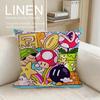 Cartoon Super Plumber Cushion Cover Pillowcase Set Pcs x x Breathable Washable Sofa Cushion Cover