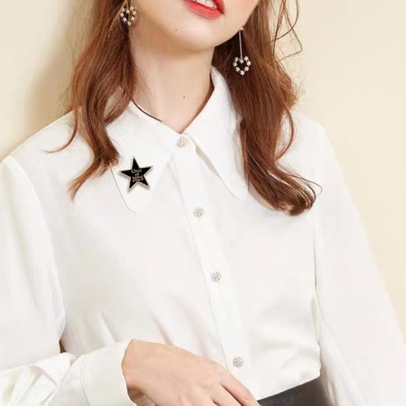 Elegant Graduation Caps Brooch Pin Beautifully Crafted Graduate Caps Pin Badge Adornment Enhancing Ceremony Attire