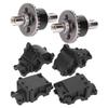 4pcs Plastic Gear Box2pcs Metal Differential Set for WLtoys 144001 1 14 Remote Control Car