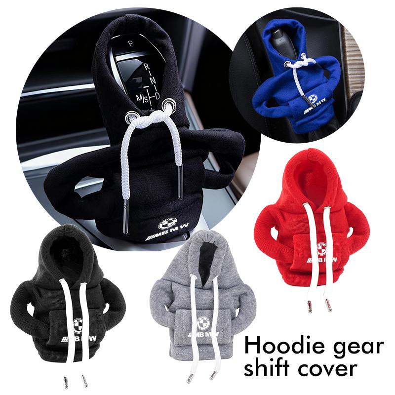 Hoodie Car Gear Shift Knob Cover Gearshift Interior Decor Hoodie For BMW M Performance Alpina M3 M5 M6 X1 X3 X4 X5 G20 QU3