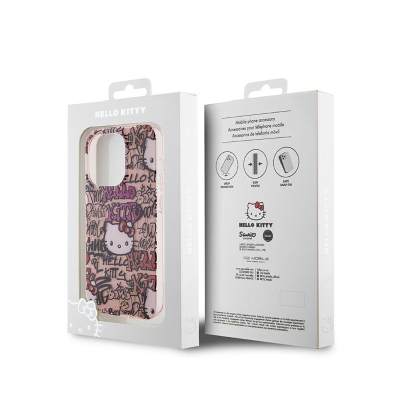 Hello Kitty Iml Tags Graffiti - Etui Iphone 14 Pro (Różowy)