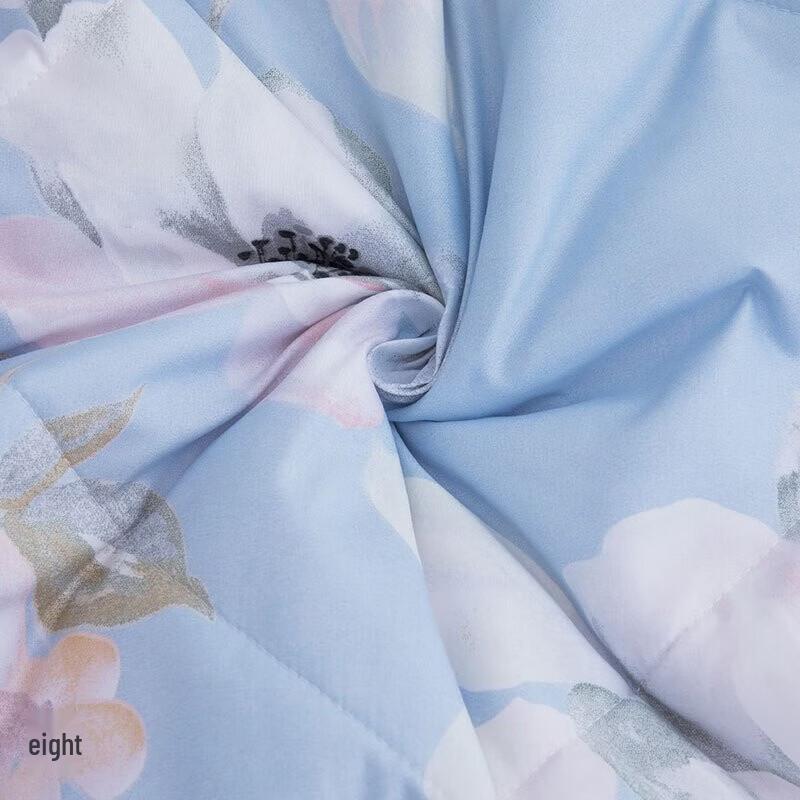 LUOLAI Floral Whisper Washable Summer Quilt