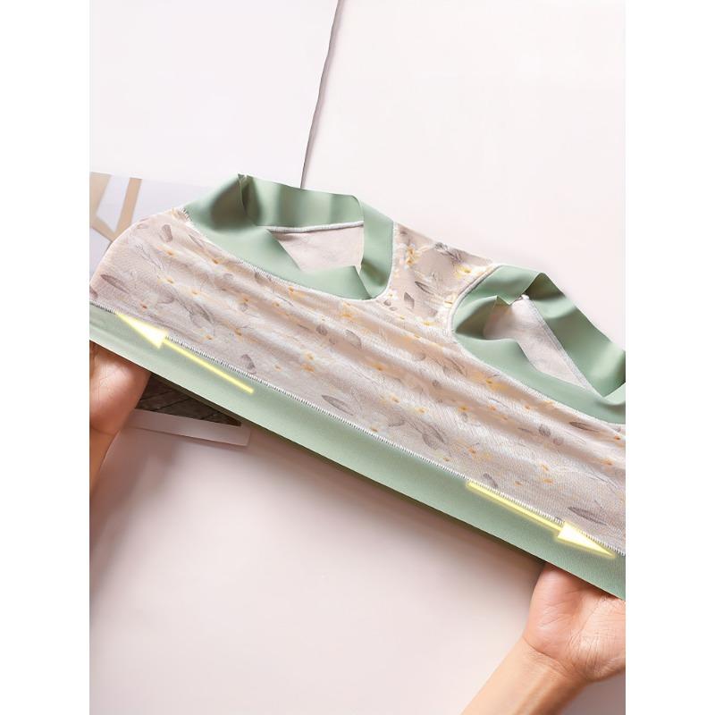 1pc Satin Women'S Underwear, Comfortable and Breathable Without Restriction Women'S Intimate Underwear and Underwear, Seamless Underwear for Women