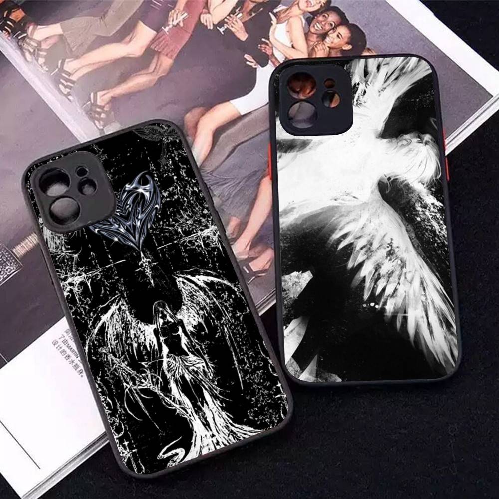 Готический Кокетливый Киберсигилизм Чехол для Телефона Для IPhone 16 15 14 X XR XS 7 8 Plus 11 12 13 Pro MAX 13mini Матовый Ударопрочный Чехол
