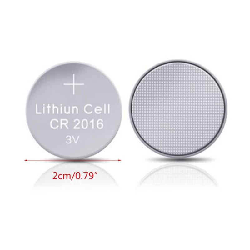 Упаковка 5 шт./10 шт. Батарейки-таблетки CR2016 CR2016 3V Литиевые батарейки-таблетки для Часов, Калькуляторов,