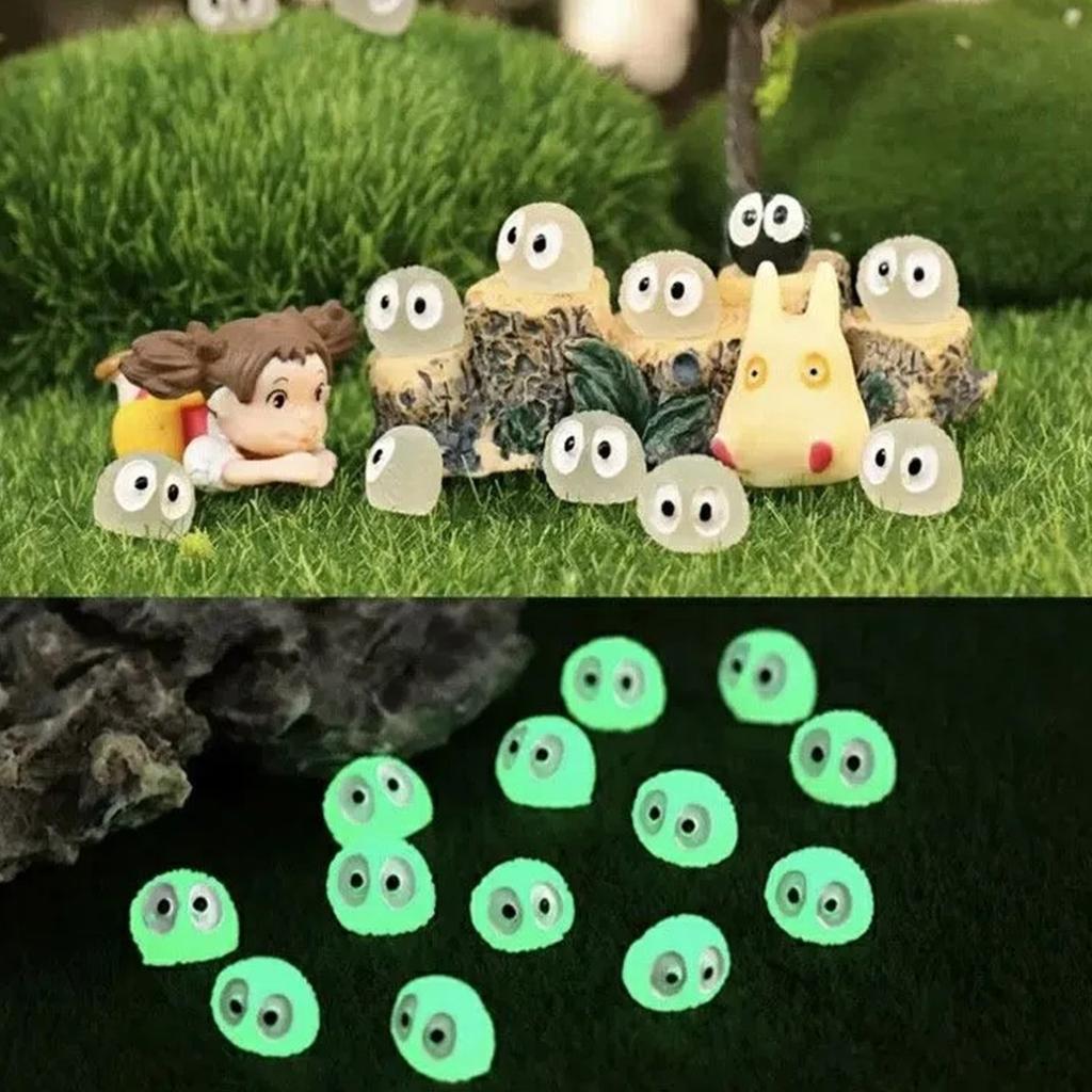 10pcs Luminous Tree Elves Gardening Potted Decor Bonsai Room Ornaments