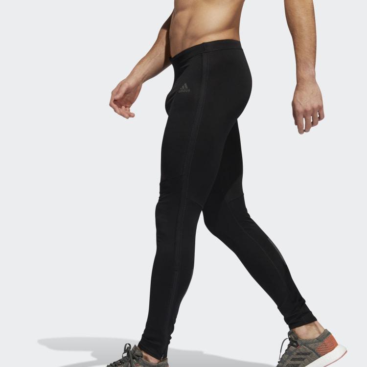 adidas Бег Фитнес Спорт Длинные штаны Мужские Нижние Части Черные DW5985