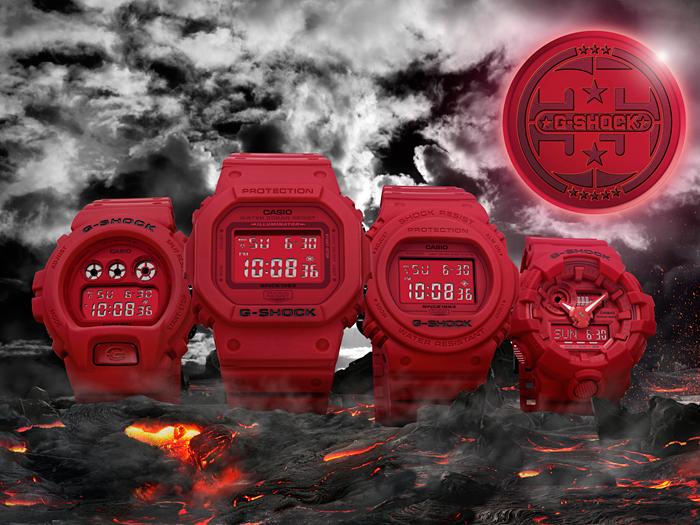 Casio Мужские часы G-SHOCK на смоляном ремешке, водостойкость 200 м, ударопрочность, будильник, кварцевые, DW-5635C-4