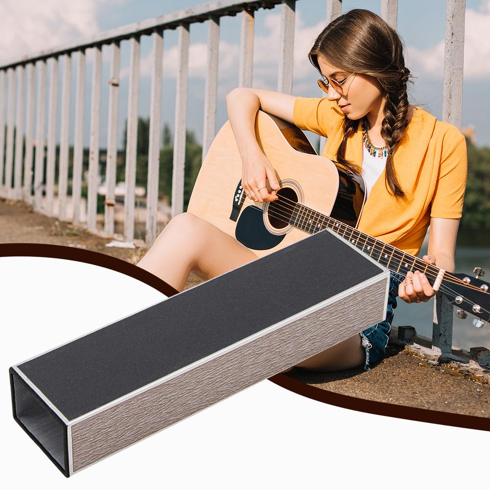 Guitar Fret Leveling Beam with Sandpapers Pro Luthier Repair Tool Bass Guitar Leveler for Guitar Repair Polishing & Maintenan