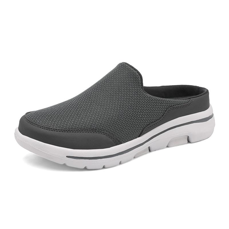 Men's Loafers Mule Half Sneakers Outdoor Casual Walking Shoes Backless Sneakers Backless Shoes