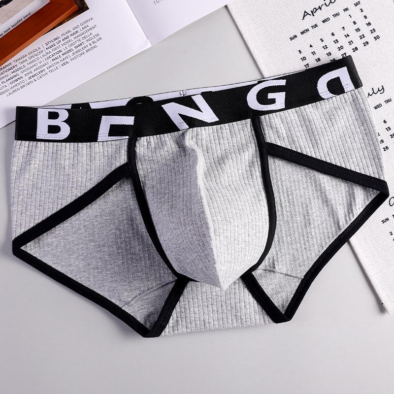 Мужские хлопковые трусы средней посадки - Удобные, Модные, Повседневные шорты