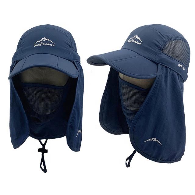 Hatty Foldable Fisherman Hat with UV Protection Unisex Outdoor Hat for Fishing & Sports