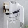 Самоклеящаяся вешалка для вентилятора, настенная полка для хранения вещей в ванной, держатель для фена, органайзер