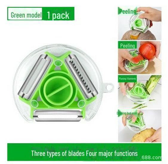 3-in-1 Multifunctional Peeling Knife: Potato, Apple, Kitchen Grater