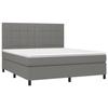 VidaXL Slat Bed Base with Mattress and LED, Upholstered Bed, Double Bed, Adult Bedroom Interior Bed, 3134886