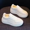 Модные белые туфли на платформе, женские новые универсальные весенне-летние повседневные кроссовки, летняя женская обувь