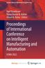 The Proceedings of International Conference On Intelligent Manufacturing and Automation : ICIMA 2022 Book