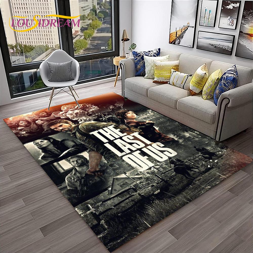The Last of Us Игра ужасов Педро ТВ Ковер Коврик для дома Гостиная Спальня Диван Придверный коврик Декор, детский ковер Нескользящий коврик для пола