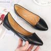 2024 весна-лето, модные балетки, женская обувь, брендовые женские туфли, мягкие, черные, красные, мягкие, большие размеры 42