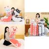 Cute Caterpillar Pet Pillow Two Ha Meng Rabbit Doll Gift For Children Girlfriend Birthday Plush Toy Doll 70cm