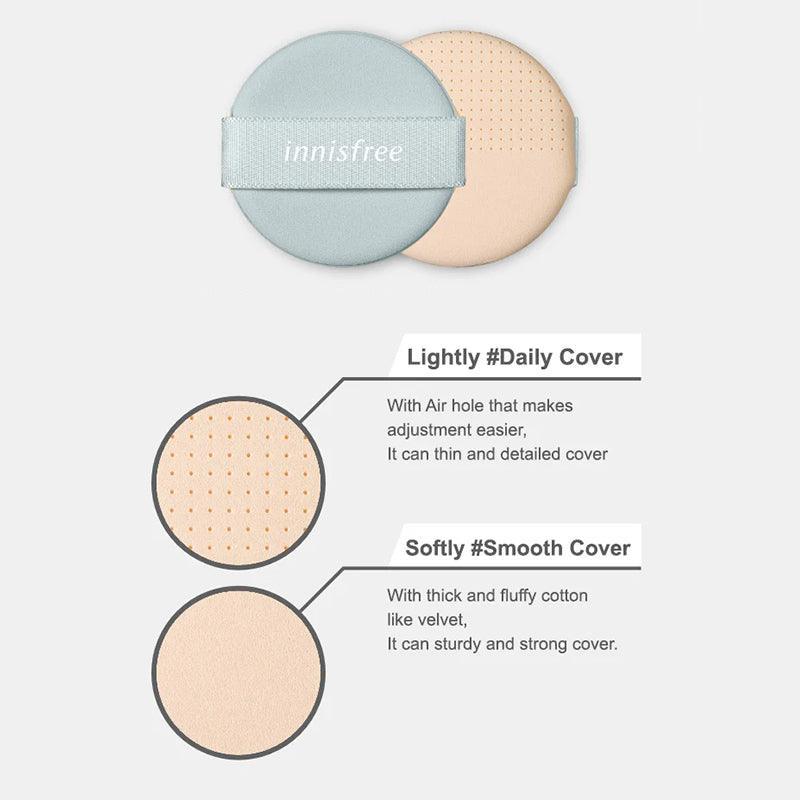 Innisfree No-Sebum Powder Cushion (5 Colors) SPF 35 PA++ 14g