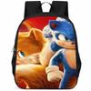 Рюкзак Sonic из ткани Оксфорд большой вместимости 15 дюймов для детей