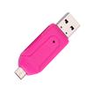 2 в 1 USB-кардридер OTG Универсальный микро-USB TF SD-кардридер для ПК-телефона